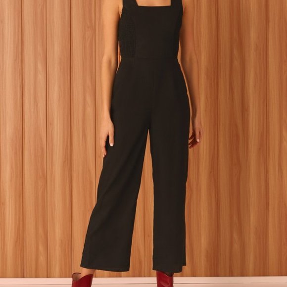 The Fifth Label Suburban Wide Leg Linen Jumpsuit size 6 - Picture 2 of 12